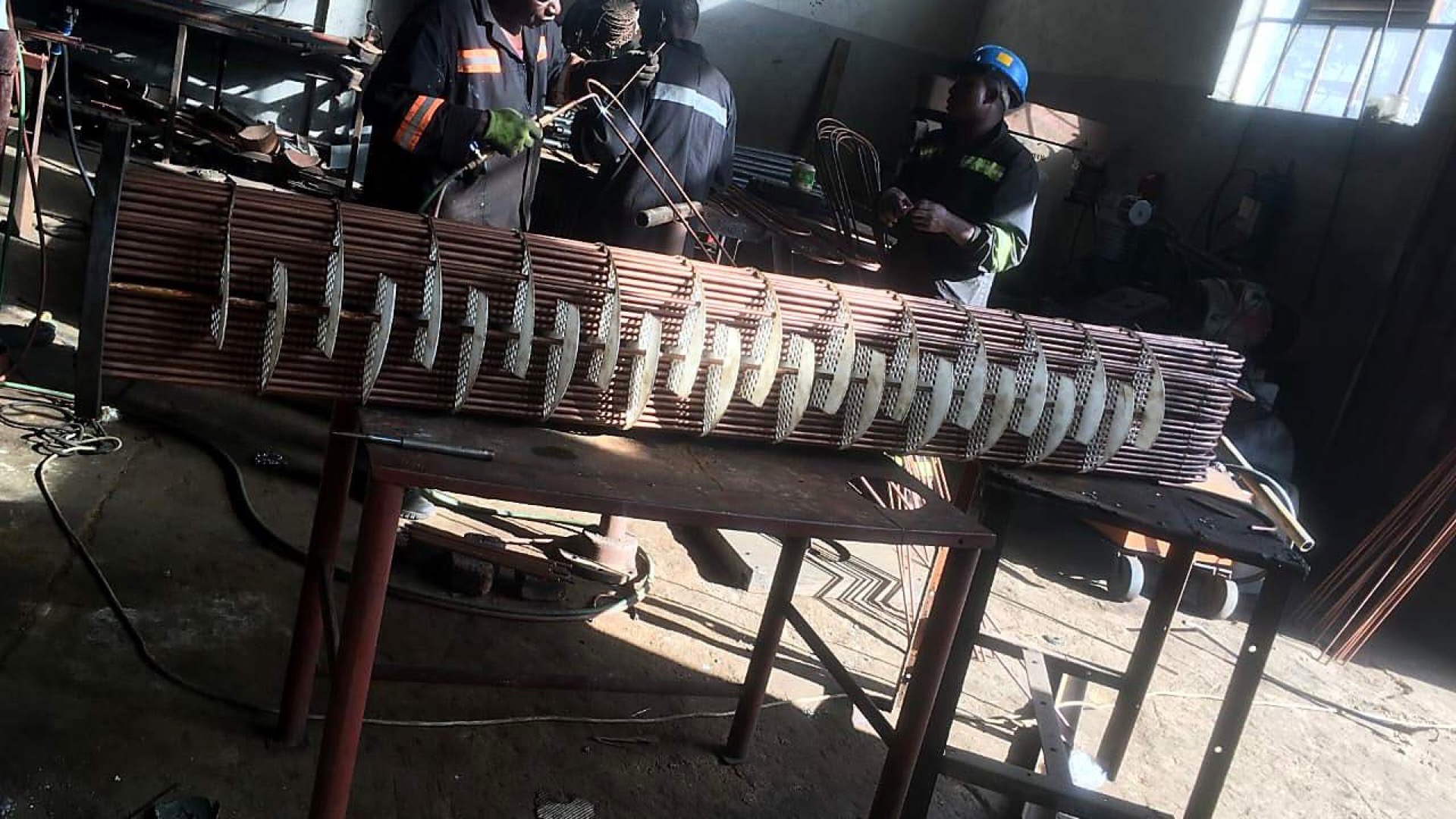 Mandate Engineering team at work in the workshop